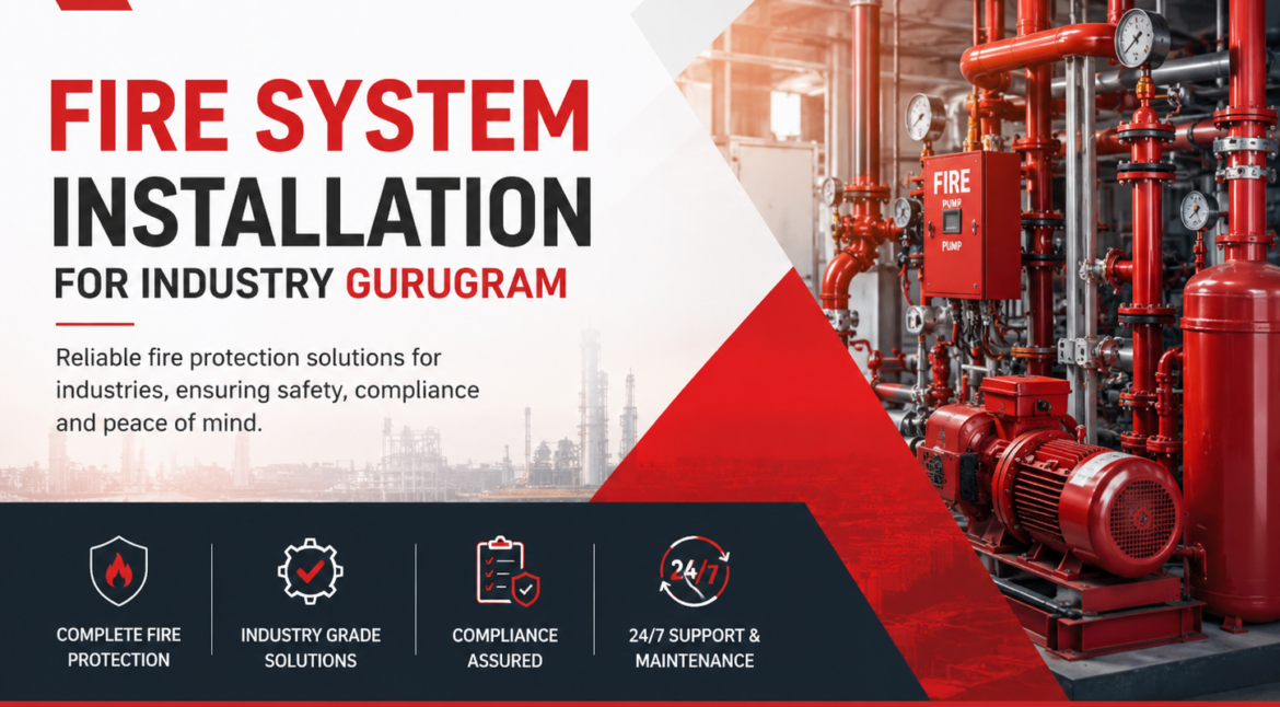 Fire system installation for industry in Gurugram